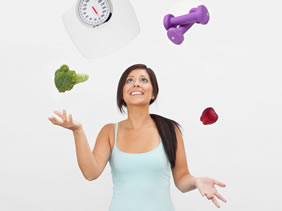 Juggling Weight Loss Challenges